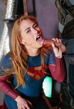 Pornstar Carter Cruise getting fucked by alien in crotchless cosplay outfit on nudesceleb.com