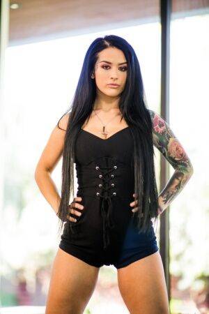 Tattooed bad girl, Katrina Jade has had it with her preppy, annoying on nudesceleb.com