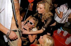 Cindy Gold enjoys a wild orgy with her friends at the club party on nudesceleb.com