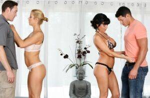 Massage fantasy with big boobs mature ladies Veronica Avluv and Alexis Fawx on nudesceleb.com