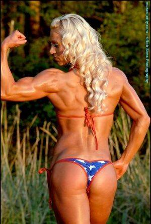 Muscularity Red White Sexy Blue on nudesceleb.com