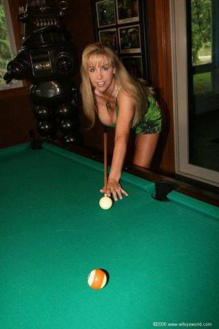 Mom gets sex on the pool table on nudesceleb.com