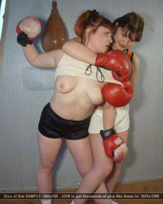 Boxing match turns into rough kinky stripping action on nudesceleb.com