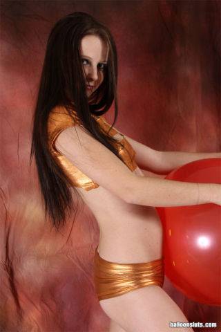 There aren't 99 red balloons but there is at least one this teen is going to pop on nudesceleb.com