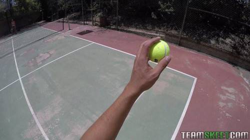 Tennis Training Gone Bad on nudesceleb.com