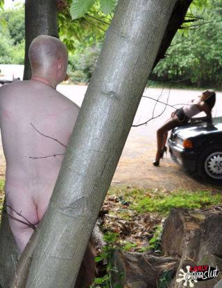 Dirty cum slut carly drove out into the woods looking for some dogging actio - Britain on nudesceleb.com