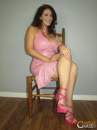 Charlee chase looks hot in pink on nudesceleb.com