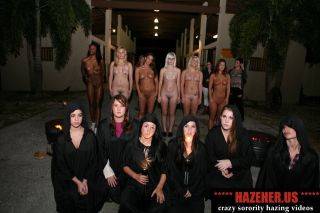 Sorority girls getting humiliated and hazed on nudesceleb.com