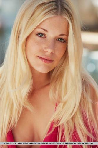 Charlotte Stokely Is A Blonde Darling Who Loves To Pose Outdoor On Sunny Days. on nudesceleb.com