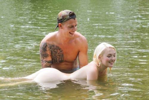 Beautiful Czech Babe With Natural Tits Gets Fucked In The Water - Czech Republic on nudesceleb.com