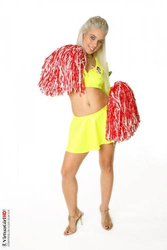 The Horny Cheerleader Nesty Takes Off Her Uniform And Shows The Incredible Nudity on nudesceleb.com