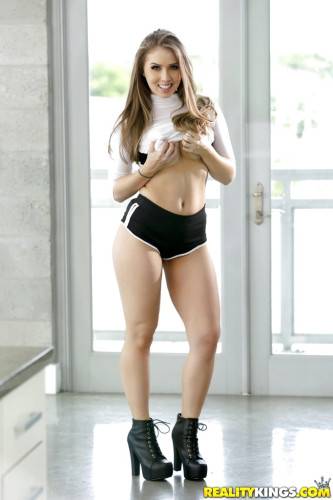 Charming american cutie Lena Paul revealing big boobies and hot ass - Usa on nudesceleb.com