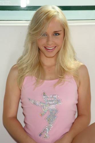 Smiling Blonde Cutie Kara Duhe Takes Off Her Clothes And Strikes Nasty Poses For The Camera on nudesceleb.com