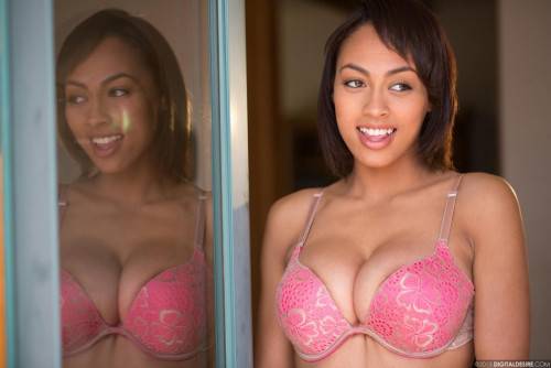 Cherry Hilson Is Losing Off Her Lingerie Bra And Demonstrating Big Titties on nudesceleb.com