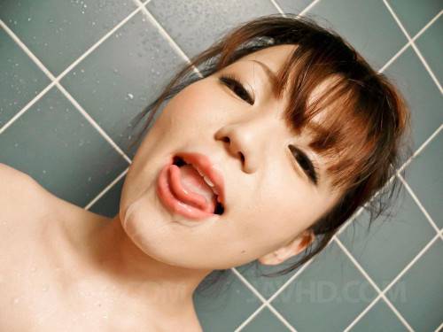 Licentious Asian Girl Asuka Ayanami Tit And Oral Fuck Plus Cum Swallowing In The Bathroom on nudesceleb.com
