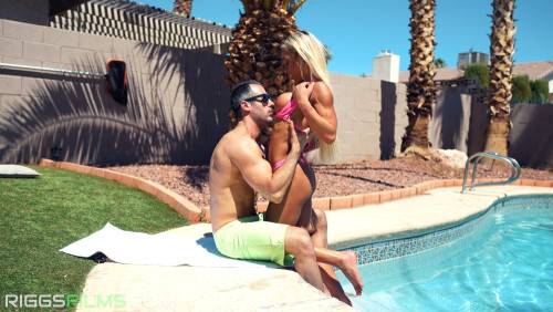 Fit Kitty Pleasures Her Horny Boyfriend By The Pool on nudesceleb.com