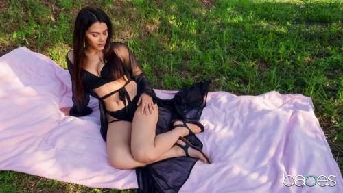 Italian Beauty Valentina Nappi Masturbates Outdoors - Italy on nudesceleb.com