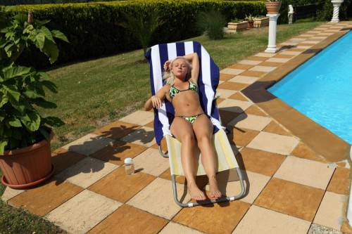 Lesbian Girls Naomi Nevena And Lola Myluv Entertain All Naked Under The Heating Sun on nudesceleb.com