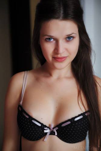 Excellent ukrainian brunette young Serena Wood shows big boobies and bald pussy - Ukraine on nudesceleb.com