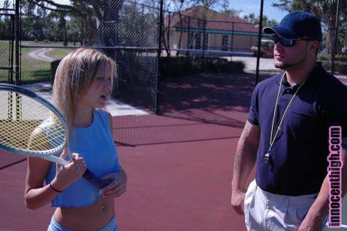Tattooed Coach Fucks Sexy Student Girl Lacie Capers After Tennis Lesson on nudesceleb.com