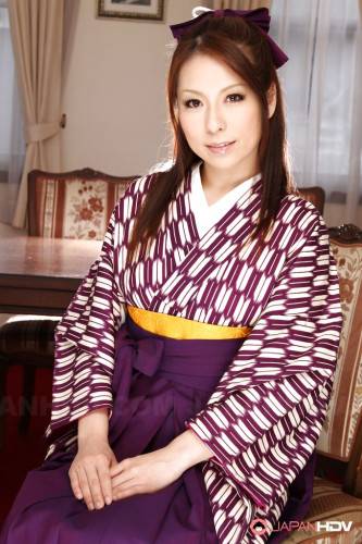 Superb japanese redheaded milf Himeki Kaede in nice skirt posing - Japan on nudesceleb.com