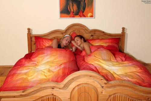 Susan Snow And Her Girlfriend In Wild Lesbian Action That Involves A Huge Strapon on nudesceleb.com