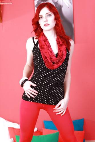 Luscious czech red-haired teen Vanessa Shelby unveils small tits and jerks off - Czech Republic on nudesceleb.com