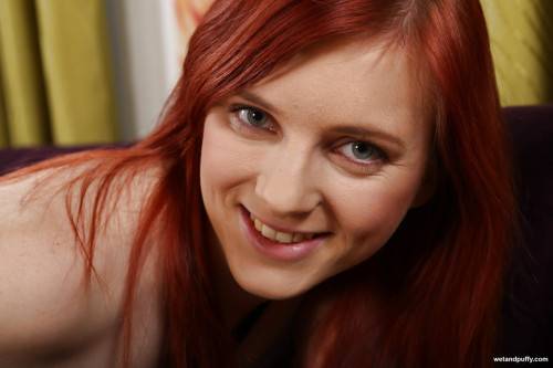 Rangy czech redheaded cutie Vanessa Shelby bares small tits and puts a toy in her twat - Czech Republic on nudesceleb.com