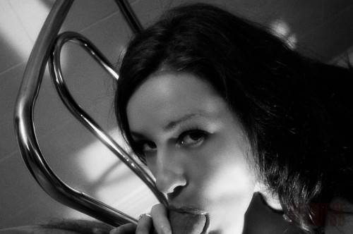 Camille Crimson Performing Oral Sex Turns Into Delicious Photographic Art on nudesceleb.com