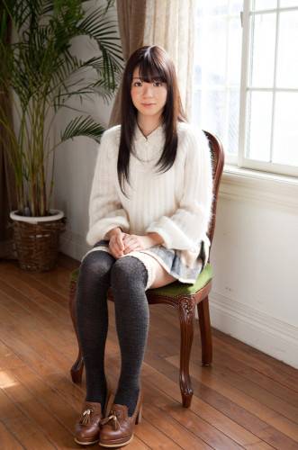 Rua Aikawa in Black Stockings by All Gravure on nudesceleb.com