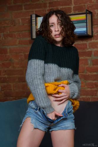 Arden Tate in A Warm Sweater by Met-Art X on nudesceleb.com